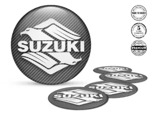 Suzuki Adesivi Resina Bombata Logo Ruota Auto